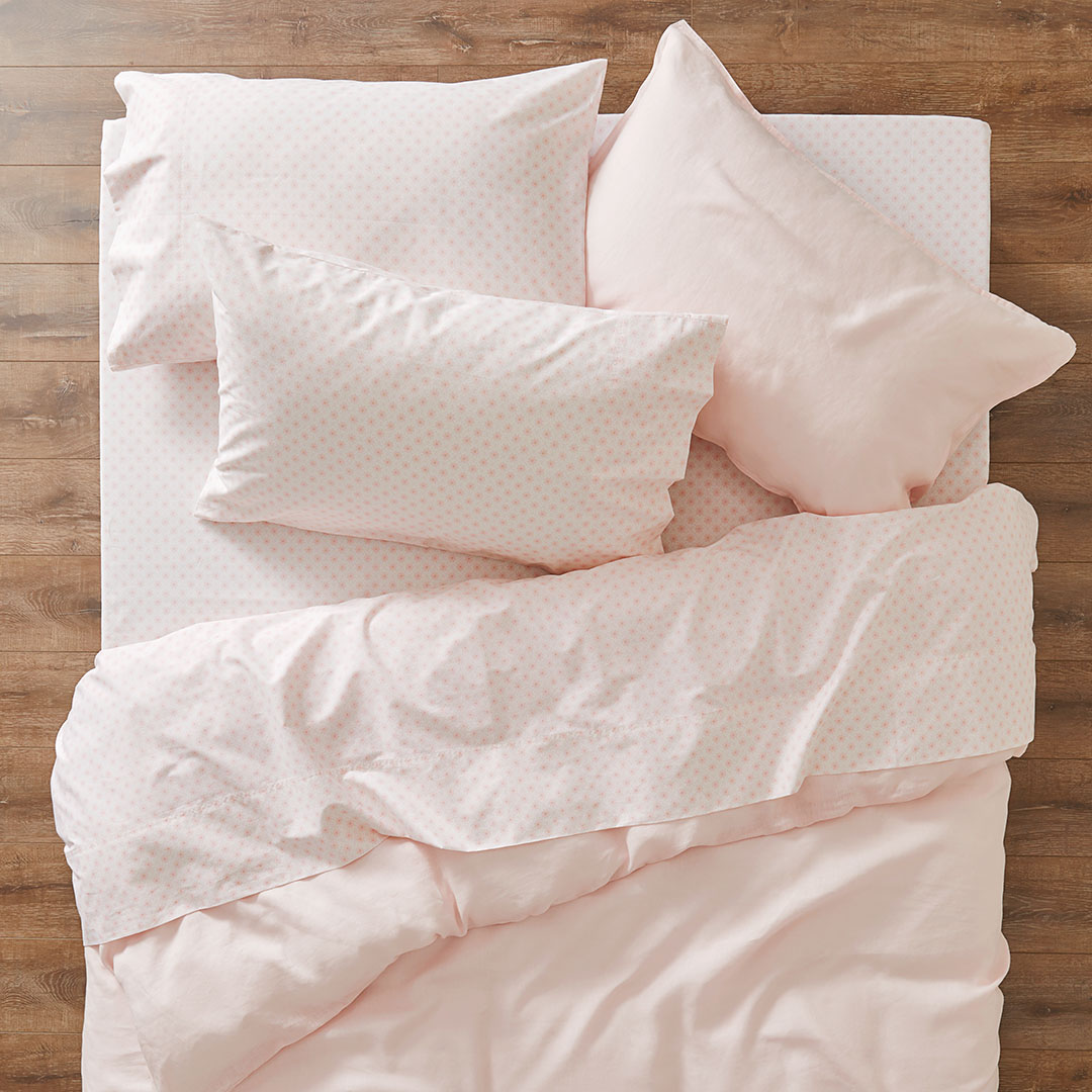Shop Irene Sheet Set - Blush Online | Bed Bath N' Table