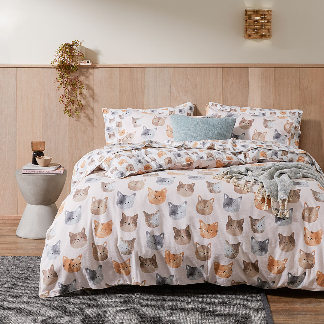 Shop Nala Flannelette Quilt Cover Set Online Bed Bath N' Table