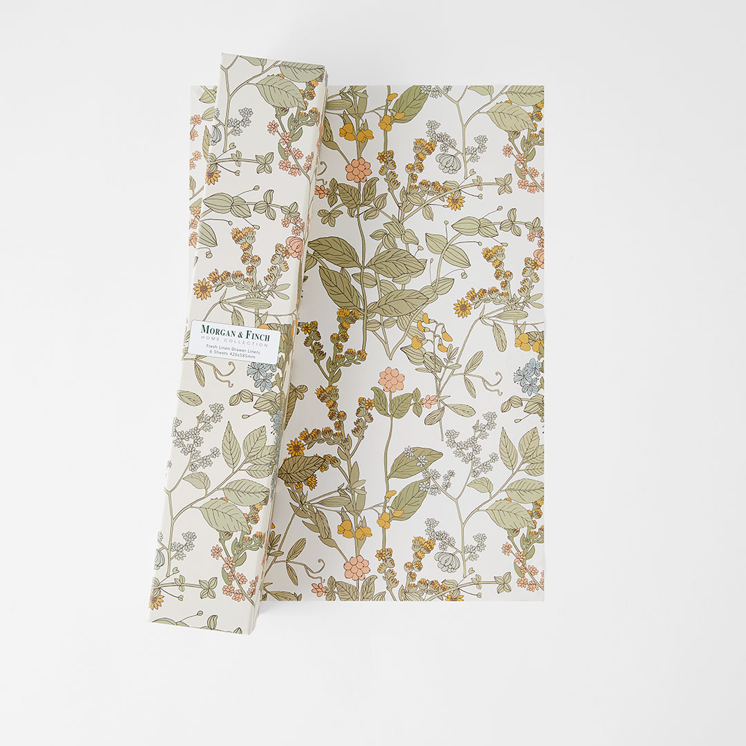 Shop Scented Drawer Liners Set Of 6 Fresh Linen Online Bed Bath N