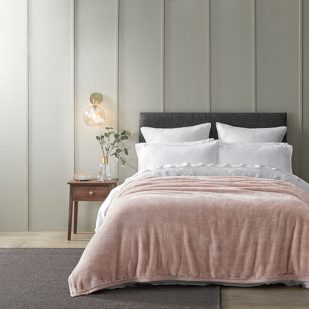 Buy Luxton Blanket Blush Online Bed Bath N' Table