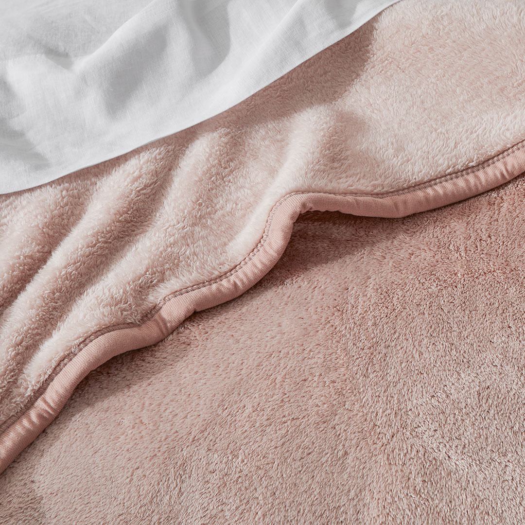 Lil Legs Velour Blanket - Blush