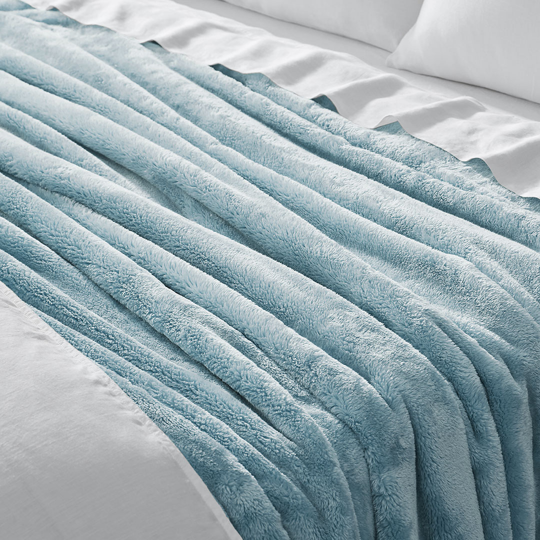 Buy Luxton Blanket Duck Egg Online Bed Bath N' Table