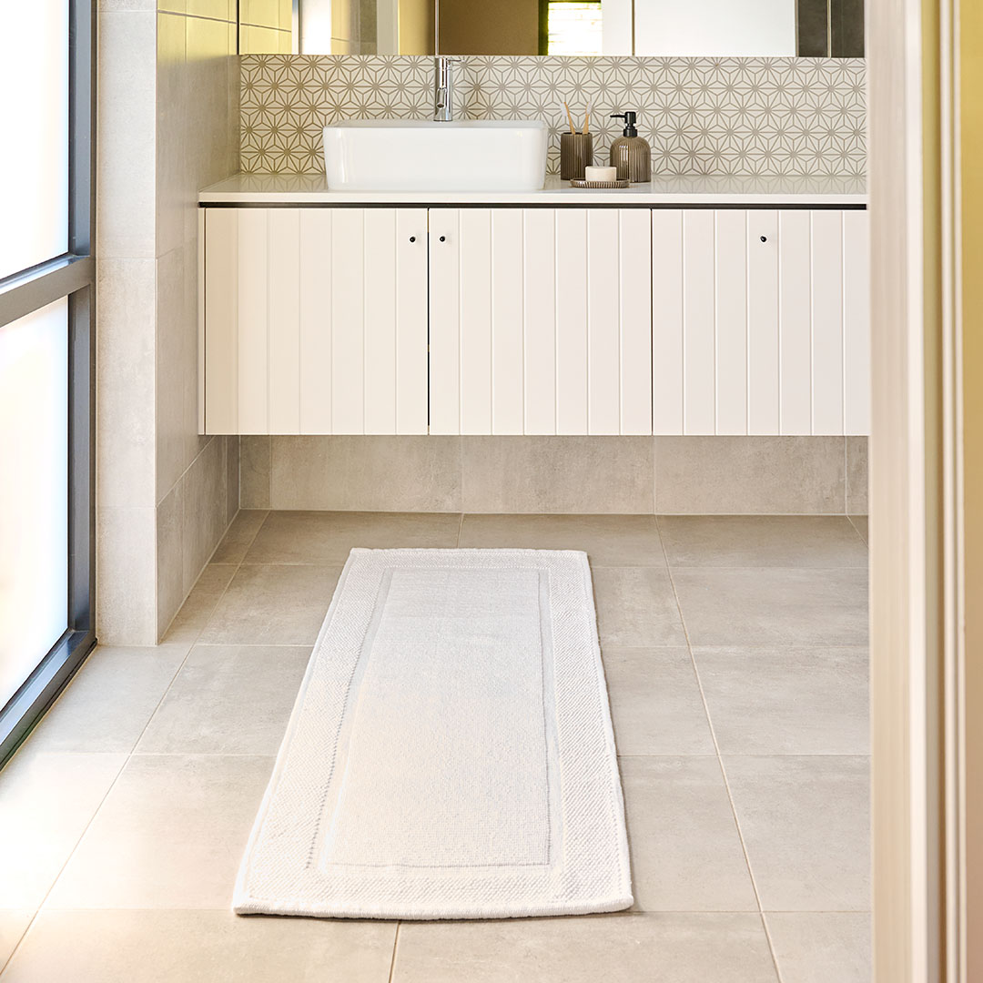 Shop Piermont Bath Runner - White Online | Bed Bath N' Table
