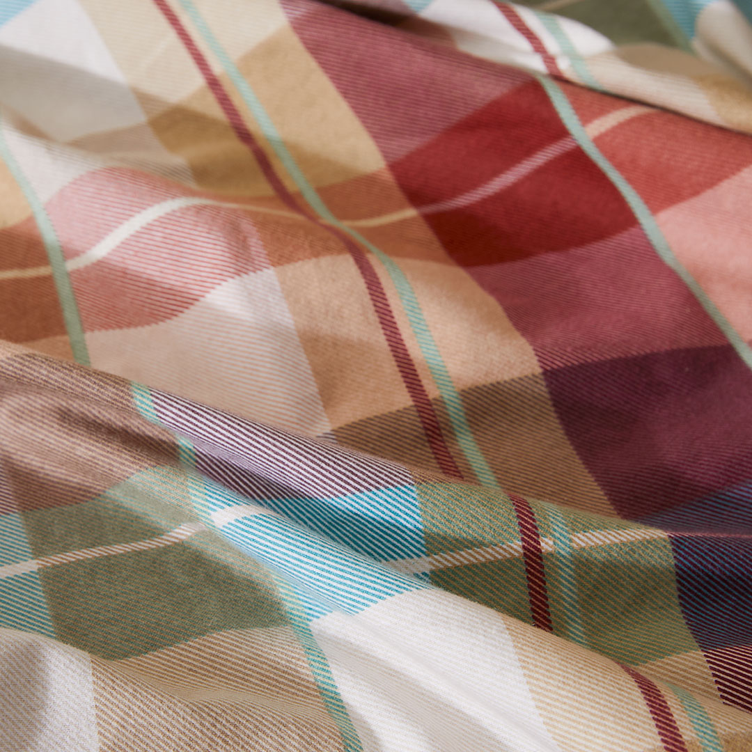 Shop Madison Flannelette Sheet Set - Brick Online | Bed Bath N' Table