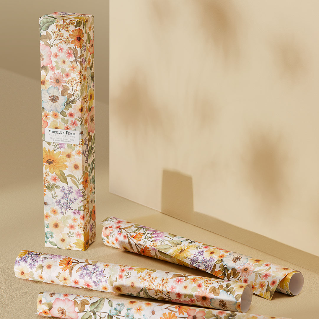 Buy Spring Flowers Scented Drawer Liners Set Of 6 Online Bed Bath N