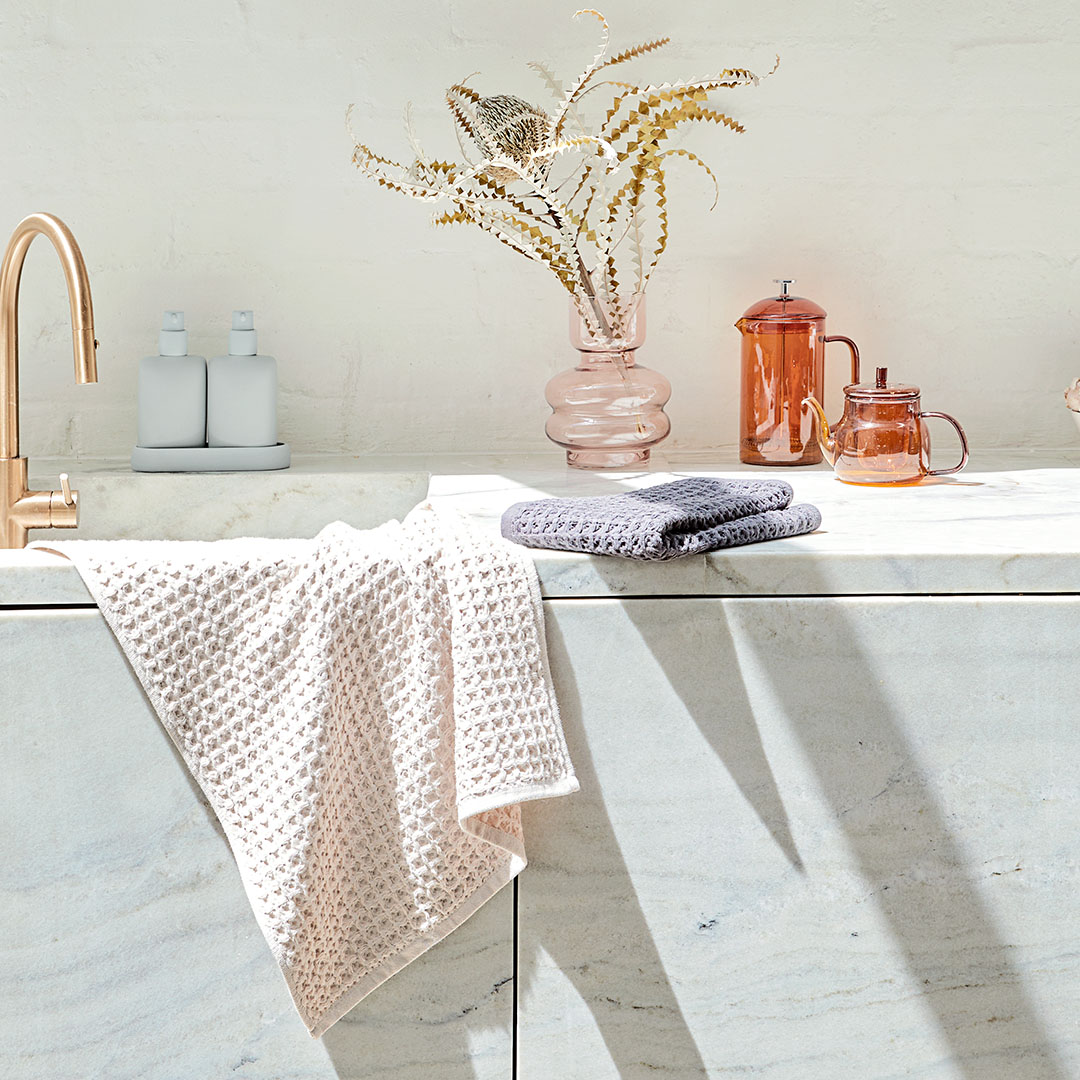 Stone Waffle Towel main image 0