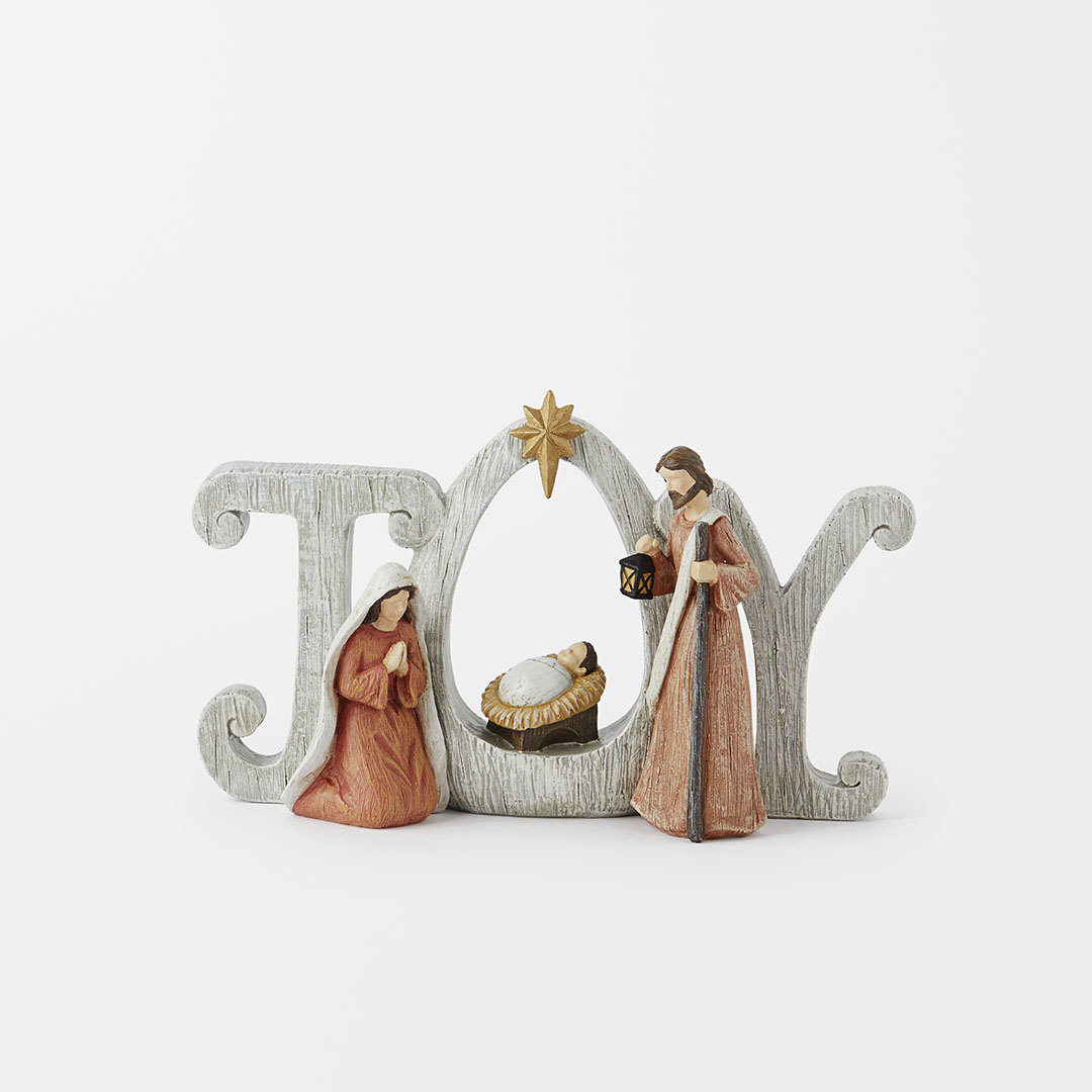 Shop JOY Nativity Sign Online Bed Bath N' Table