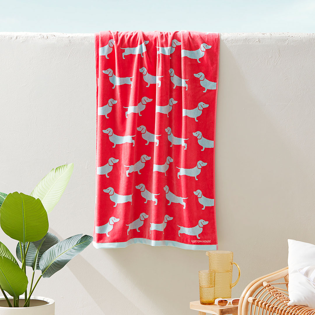 Pink Banksia Beach Towel main image 1