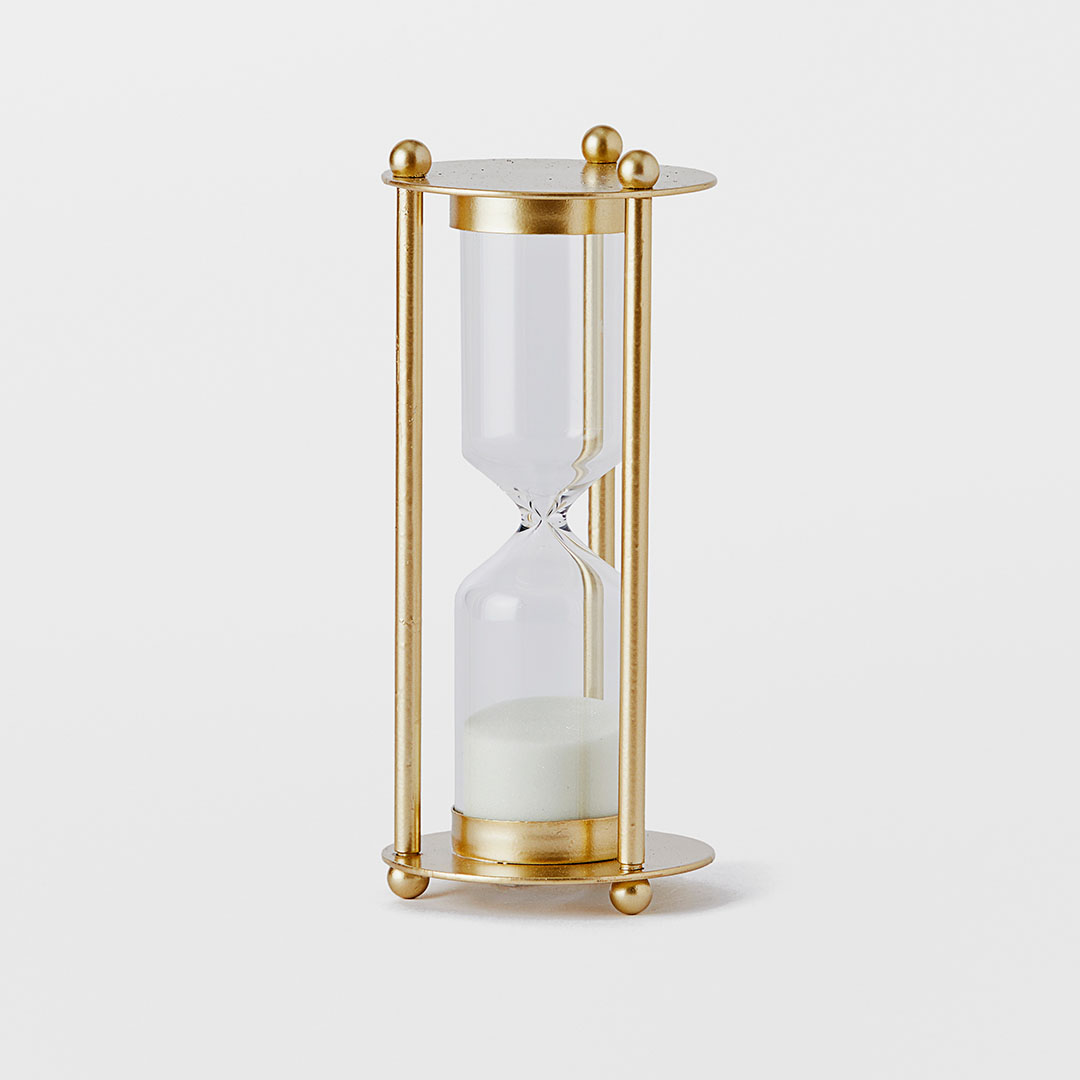 Buy Dover Sand Timer Large - Gold Online |Bed Bath N' Table