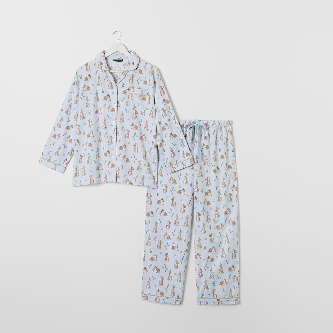 Shop Bunnies Flannelette Pyjamas Online | Bed Bath N' Table