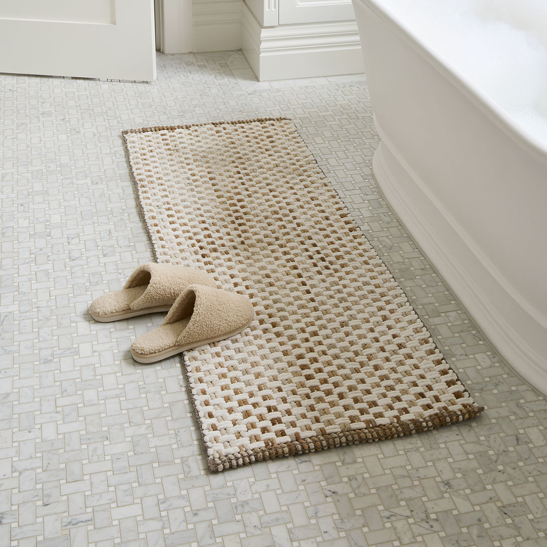 Shop Oli Bath Runner - Natural Online | Bed Bath N' Table