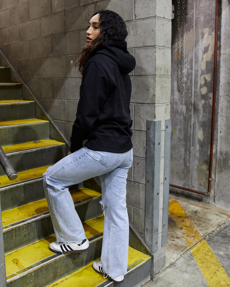 Disrupted Outline Monologo Hoodie