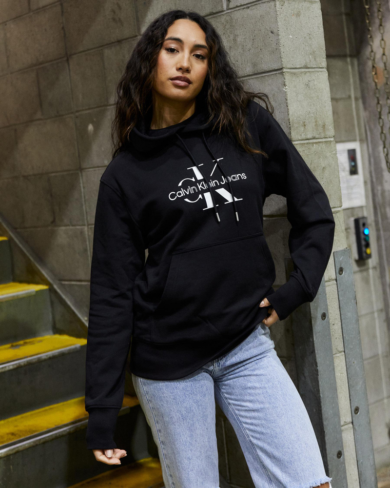 Disrupted Outline Monologo Hoodie
