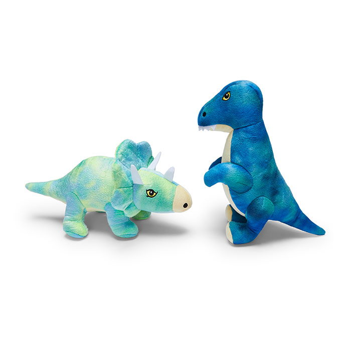 Tough Dinosaur Plush Dog Toy
