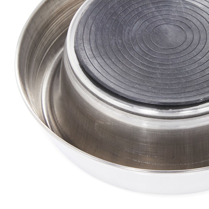Non-Skid Stainless Steel Pet Bowl 1800mL