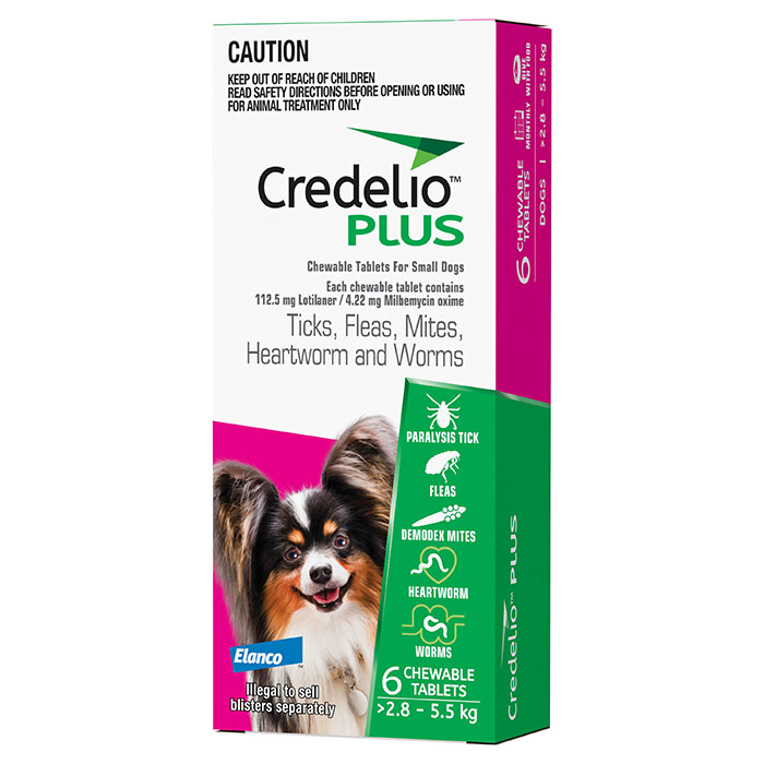 Credelio Plus Small Dog Chewable Tablets