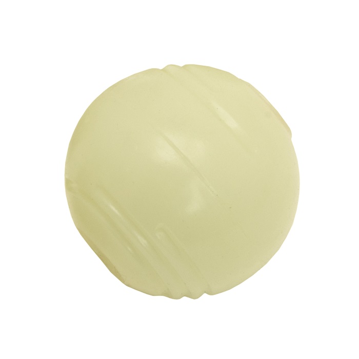 Chew King Glow In The Dark Ball Dog Toy, Small