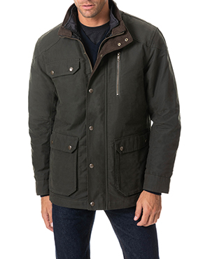 Image of Harper Waxed Jacket/Olive LG