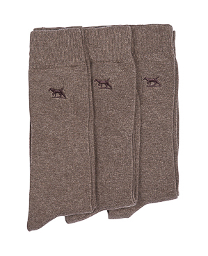 Image of Dry Plains Three Pack Socks / Earth