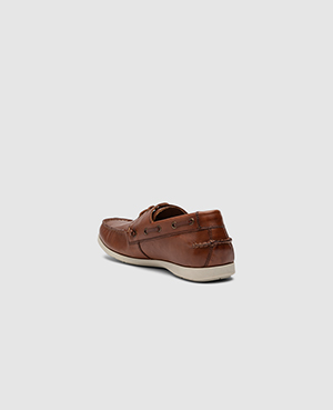 Rodd & Gunn Gordons Bay Boat Shoe In Cognac 2.0