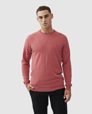 Rodd & Gunn Queenstown Sweater In Dusty Rose