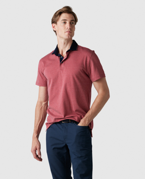 Rodd & Gunn Stanley Point Sports Fit Polo In Garnet