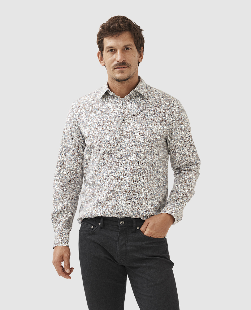 Rodd & Gunn Kimbell Long Sleeved Classic Fit Button Down Shirt In Maple
