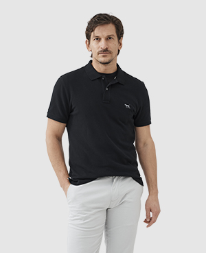 Rodd & Gunn The Gunn Slim Fit Polo Shirt In Onyx