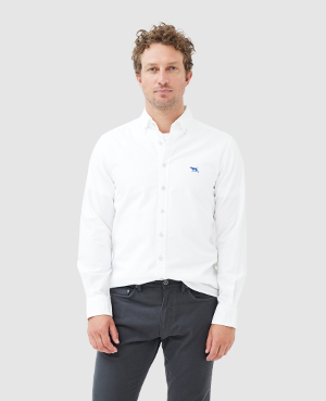 Rodd & Gunn Gunn Oxford Sports Fit Shirt In Snow