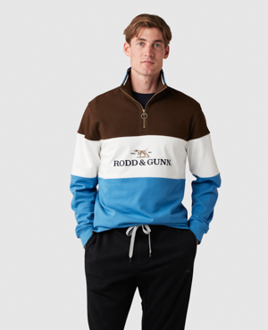 Rodd & Gunn Foresters Peak Sweat In Ocean