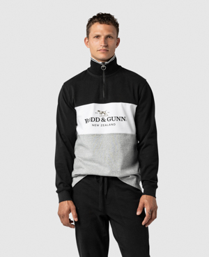 Rodd & Gunn Hillop Half Zip Rugby Pullover In Vapour