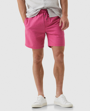 Rodd & Gunn Glenmark 7" Resort Short In Geranium