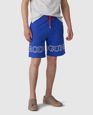 Rodd & Gunn Wilmington Bay Logo Sweat Shorts In Cobalt
