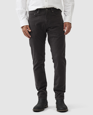 Rodd & Gunn Albury Straight Jean In Charcoal