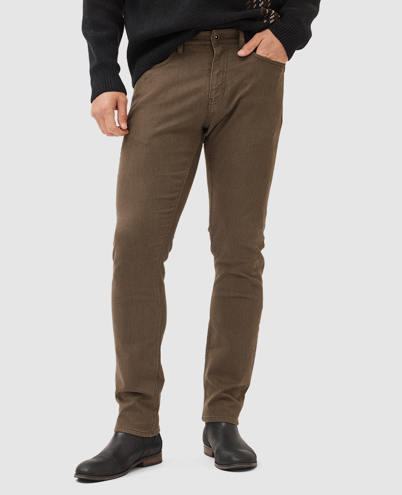 Rodd & Gunn Motion Melange Straight Fit Jeans In Nutmeg In Nutmeg