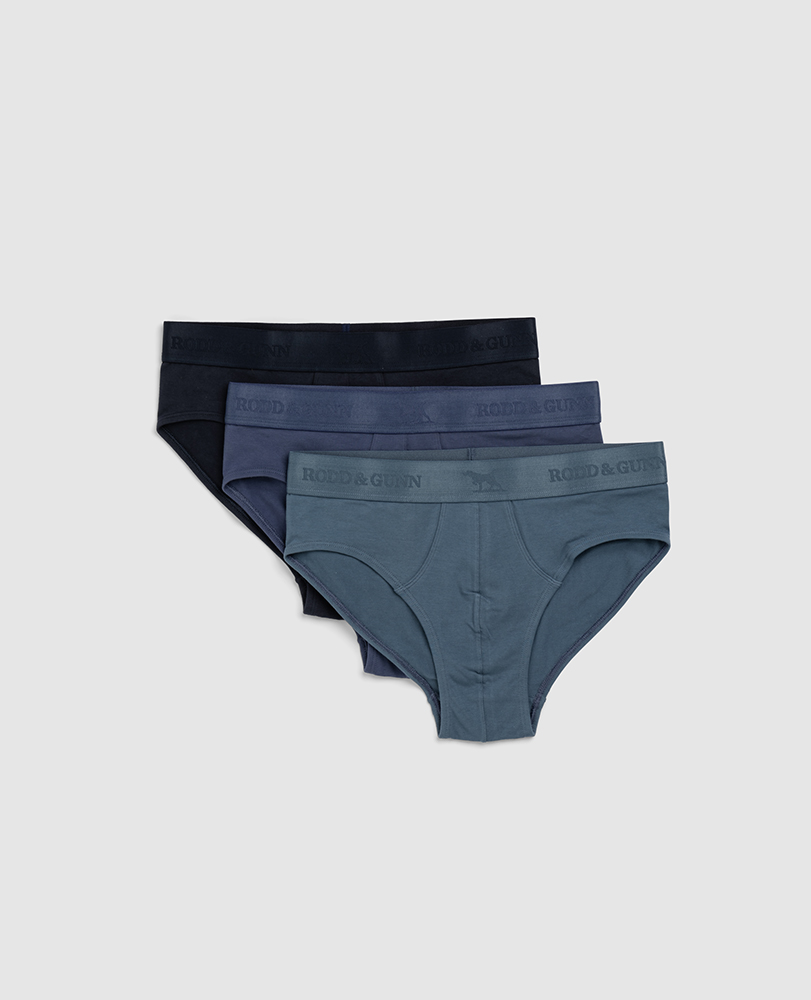 Rodd & Gunn Gunn Shy Brief 3 Pack In The Blues