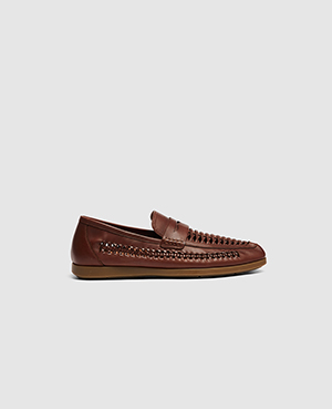 Rodd & Gunn Gisborne Huarache Slip On In Brown