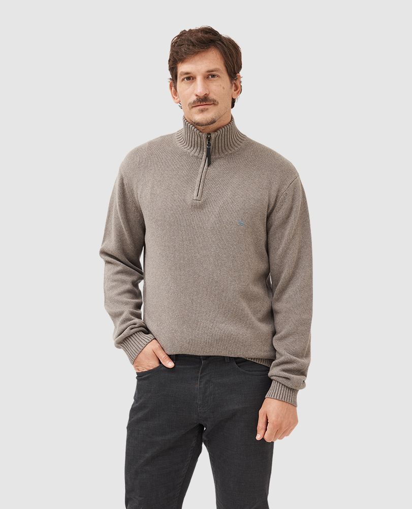 Rodd & Gunn Merrick Bay Knit In Almond