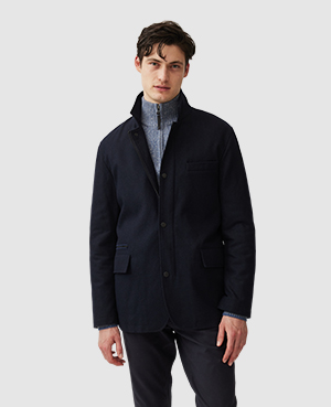 Rodd & Gunn Longbush Jacket In Navy