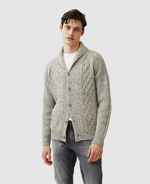 Rodd & Gunn North East Valley Knit Cardigan In Vapour