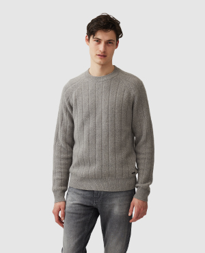 Rodd & Gunn Arrow River Knit Sweater In Grey Marle
