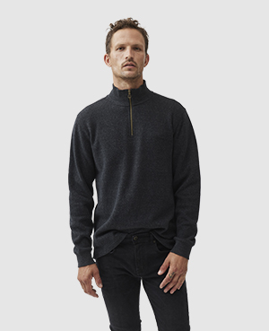 Rodd & Gunn Alton Ave Sweat In Asphalt
