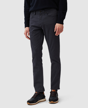 Rodd & Gunn Motion Melange Straight Fit Jean In Navy