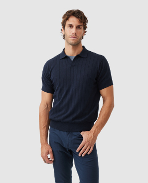 Rodd & Gunn Freys Crescent Knit In Midnight