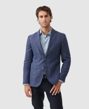 Rodd & Gunn The Cascades Sport Fit Jacket In Bluestone