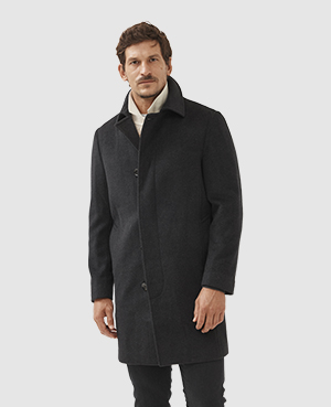 Rodd & Gunn Archers Coat In Granite