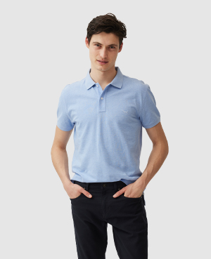 Rodd & Gunn Gunn Lw Polo In Chambray