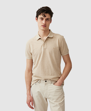 Rodd & Gunn Gunn Lw Polo In Oat