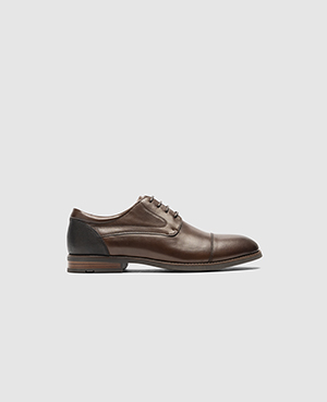 Rodd & Gunn Loburn Derby Shoe In Teak Multi