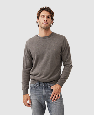 Rodd & Gunn Ferndale Crewneck Sweater In Cinnamon